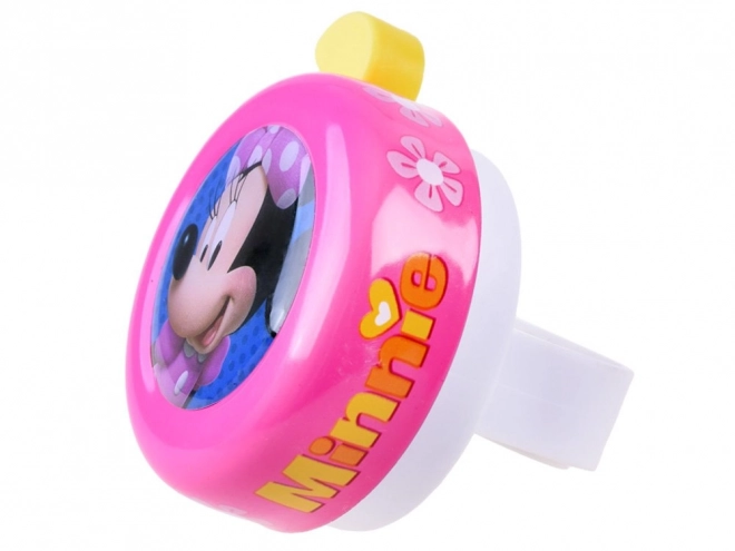 Lyserød cykelklokke med Minnie
