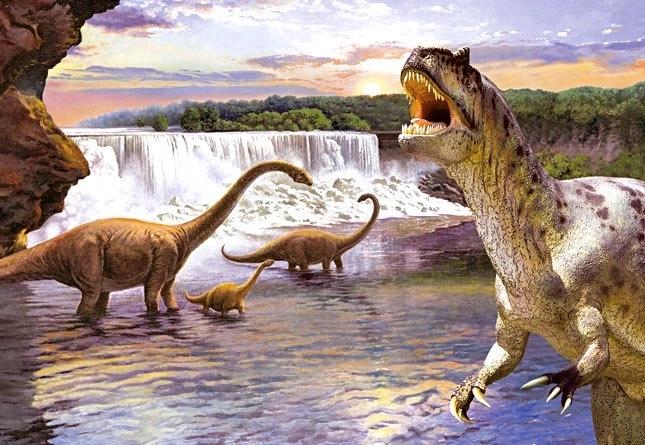 Puslespil 260 brikker Diplodocus