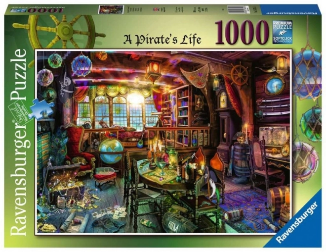 Ravensburger 1000-brikkers puslespil Piratliv
