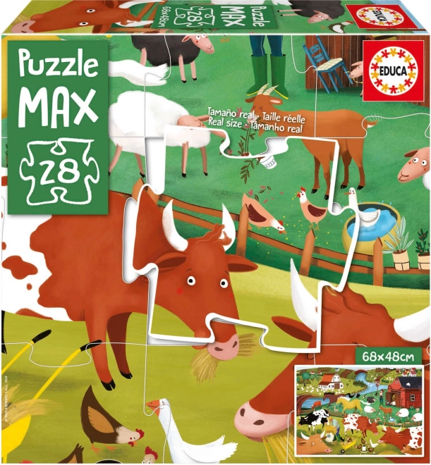 Educa Puzzle Bondegård 28 brikker