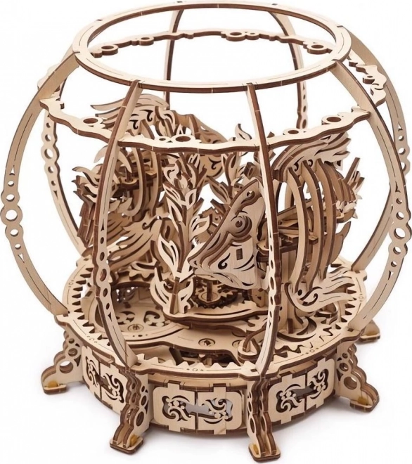 Ugears 3D træ mekanisk gåde Mekanisk akvarium