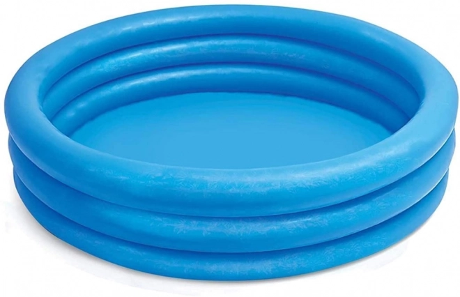 Blå oppustelig pool med 3 kamre - 168 x 38 cm