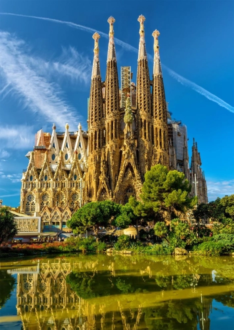 Puslespil Sagrada Família, Barcelona 1000 brikker