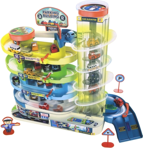 Parkeringshus i flere niveauer