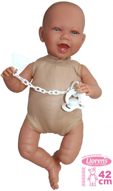 Realistisk babydukke med lyde