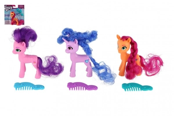 Enhjørning eller Hest My Little Pony børste figur med kam