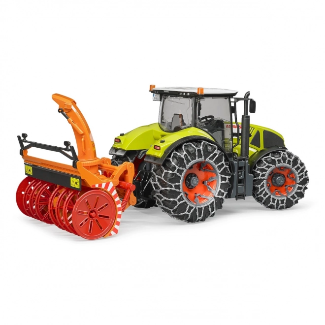 Bruder Traktor Class Axion 950 med snefræser