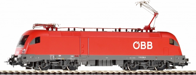 Elektrisk lokomotiv Taurus ÖBB med dobbelt pantograf H0