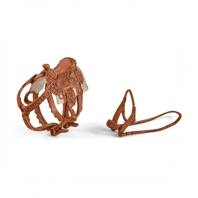 Sæt af figurer Farm World Cowgirl og Løb om Tønden