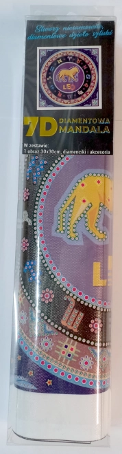 NORIMPEX Diamantmaling 7D Stjernetegn: Løve 30x30cm