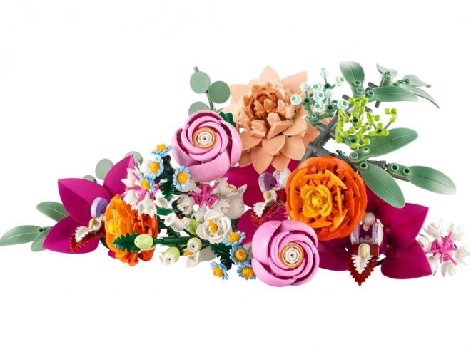 Lego Botanicals smuk buket af lyserøde blomster