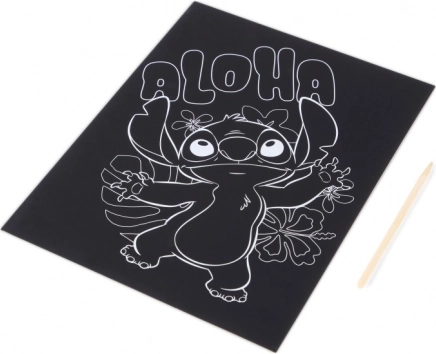 Skrabebilleder med Stitch til kreativ sjov