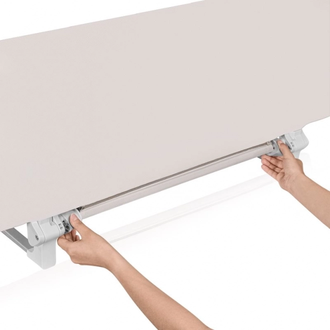 Sikkerhedsbarriere til seng Lionelo Lora XL Beige Strand