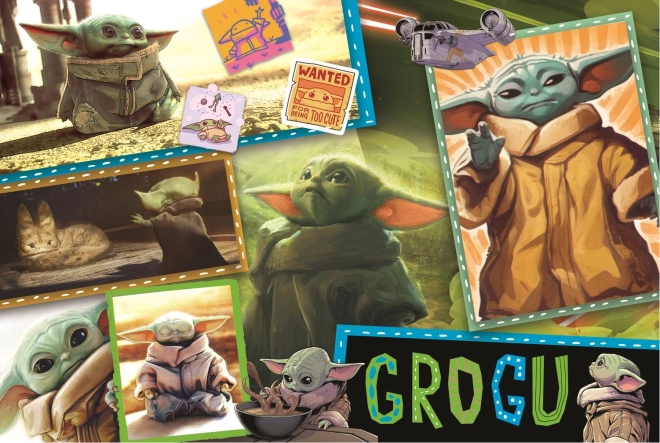 puslespil 160 brikker grogu star wars trefl