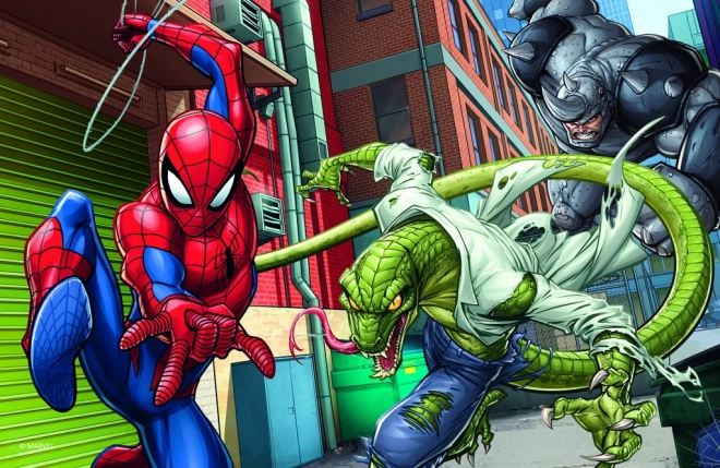 Minipuslespil 54 brikker Spider-Man fra Trefl