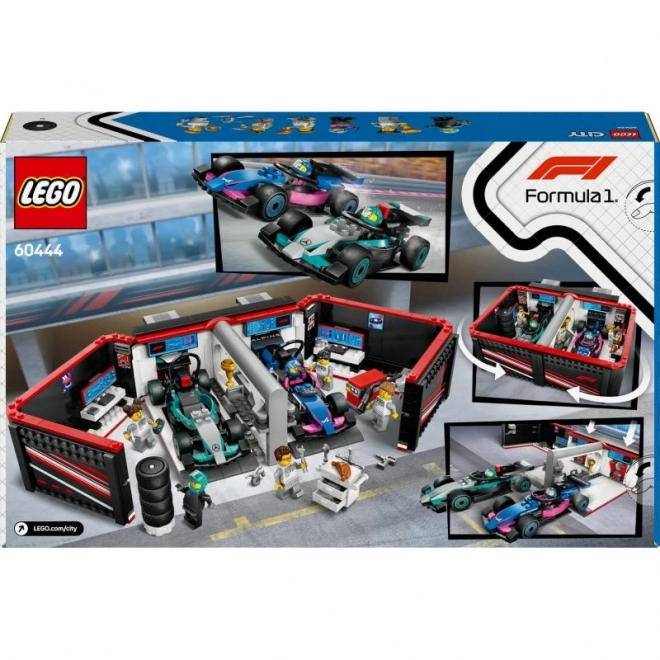 LEGO® City 60444 F1® Garage og Mercedes-AMG og Alpine biler