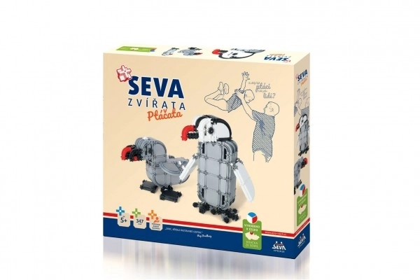 Byggesæt SEVA DYR Fugleunger plastik 347 stykker i kassen 35x33x5 cm