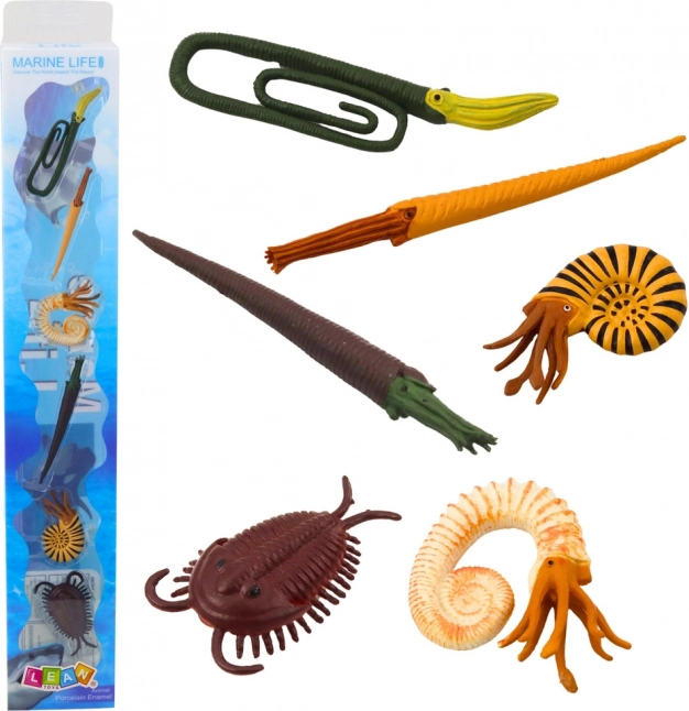 Sæt Mini Figurer af Forhistoriske Havskabninger 6 stk