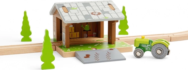 Bigjigs Rail trælade på skinner