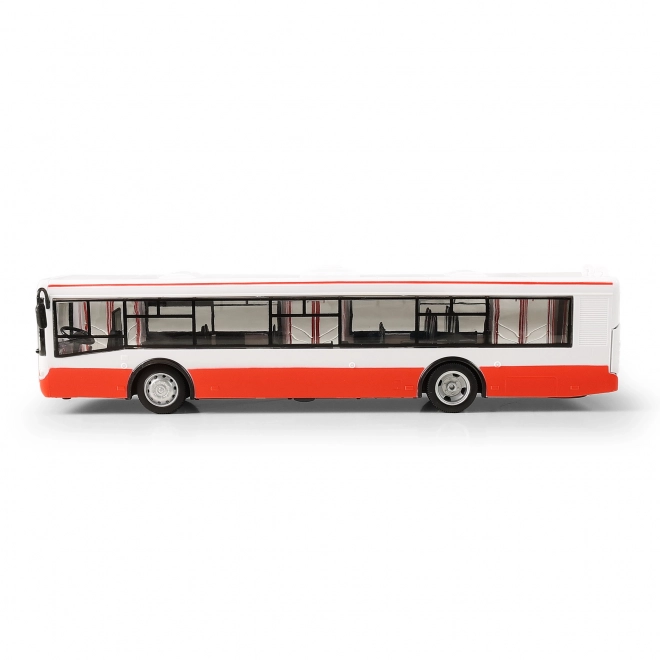 Bus som meddeler stoppesteder på tjekkisk 28 cm