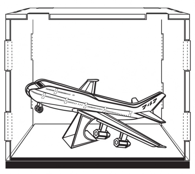 Plexiglaskabinet til Metal Earth-modeller