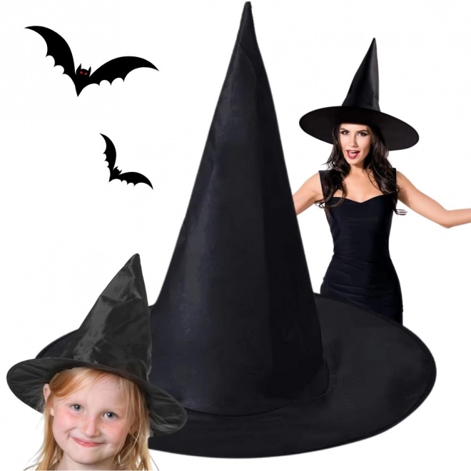 Sort heksehat til Halloween