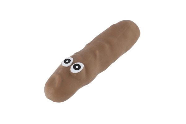 Antistress pølse 14cm elastisk formbar i pose 12stk i kasse