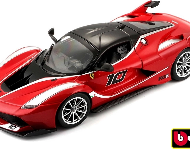 Bburago 1:24 Ferrari Racing FXX K Metallisk Rød