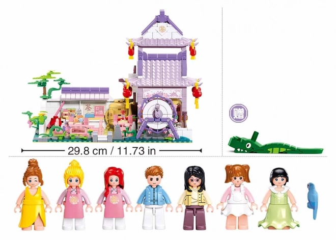 Sluban Girls Dream M38-B1078 Tehus med dekorativ have