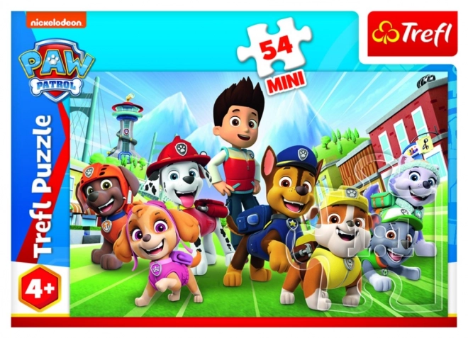 Minipuslespil Paw Patrol 54 brikker