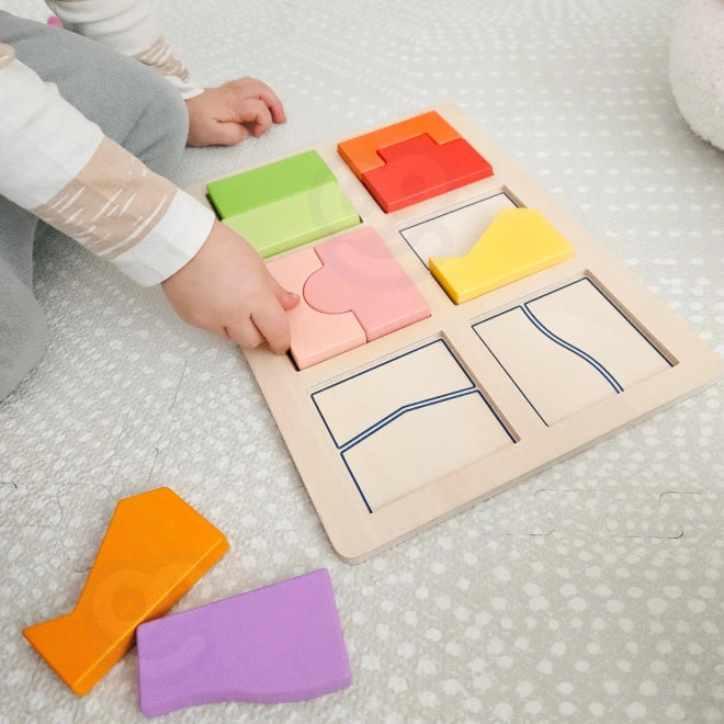 Uddannelsesmæssig Montessori-boks til børn i alderen 31-36 måneder