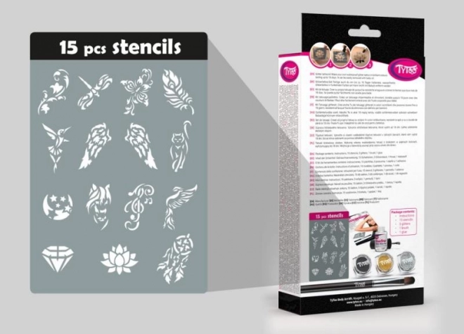 Sæt med glitrende tatoveringer TyToo Shape&Soul