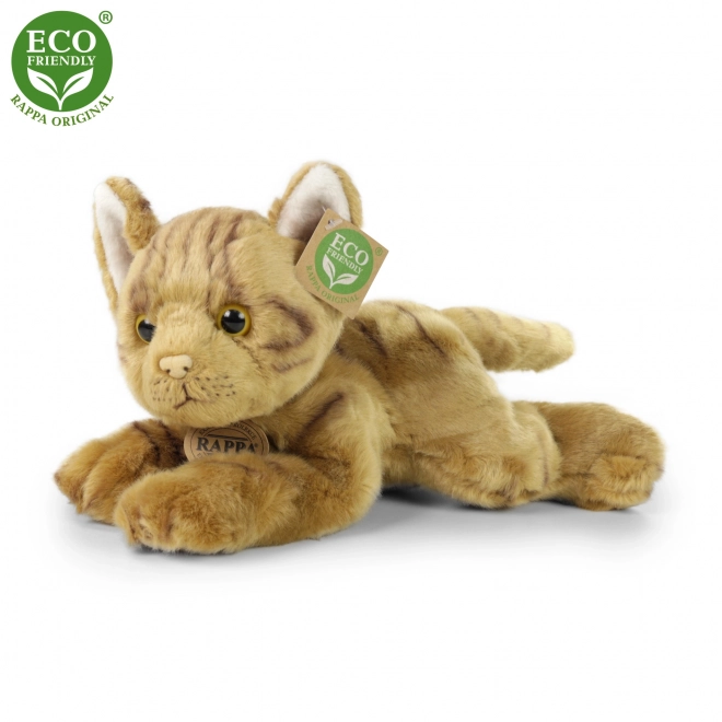Plysbamse-kat liggende 30 cm ECO-FRIENDLY