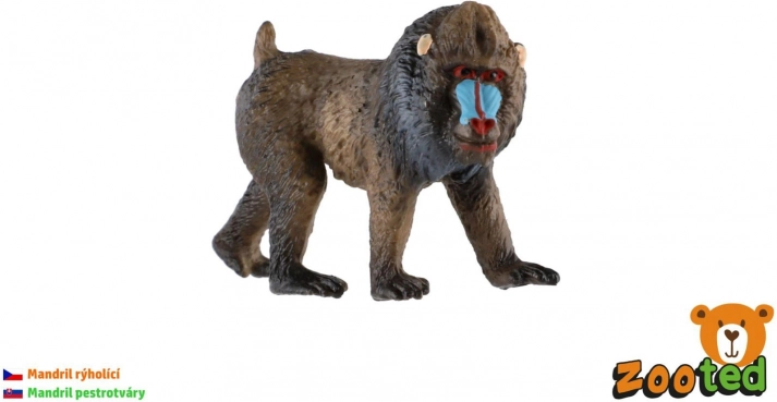 Mandril – plastfigur 7 cm