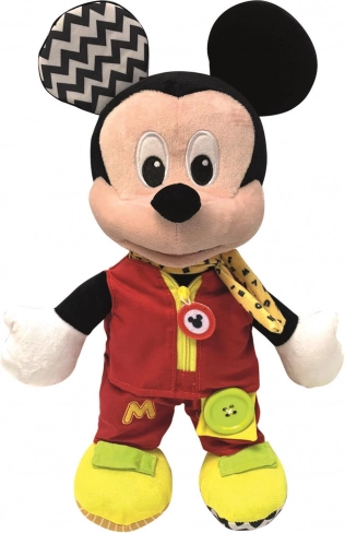 Plysbamse Baby Mickey – sansepræget læringslegetøj inspireret af Montessori