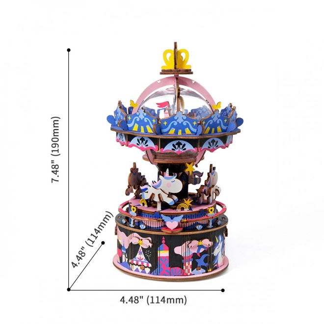 RoboTime 3D puslespil Glade karrusel