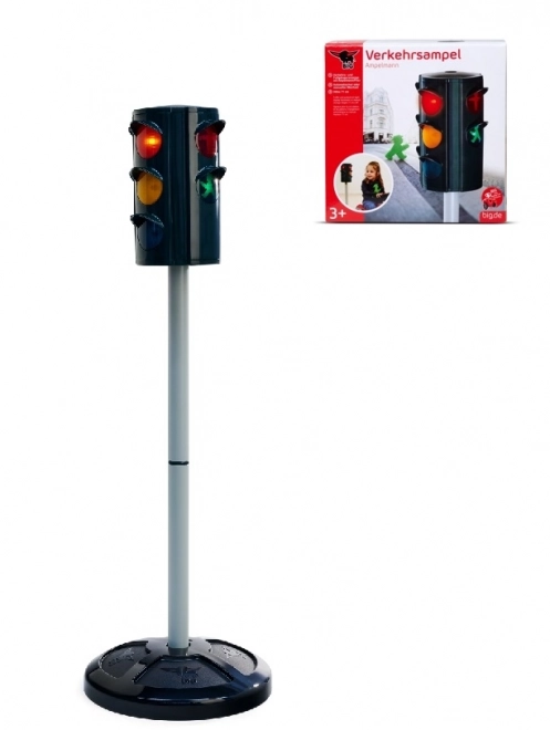 Stor trafiklys med automatisk skift af lys