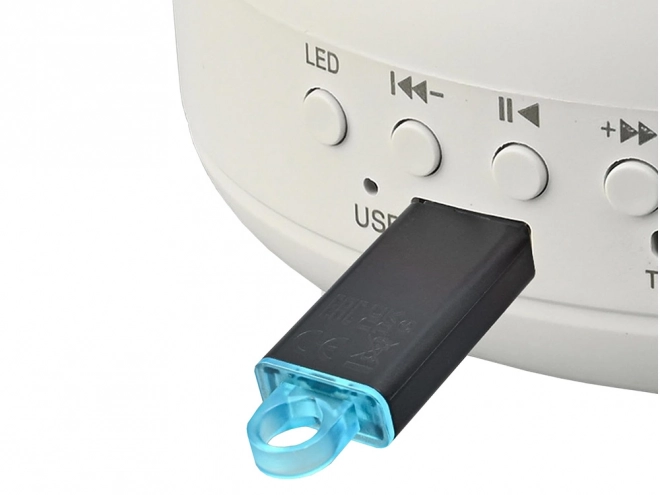 Natlysprojektor aurora med bluetooth-højttaler