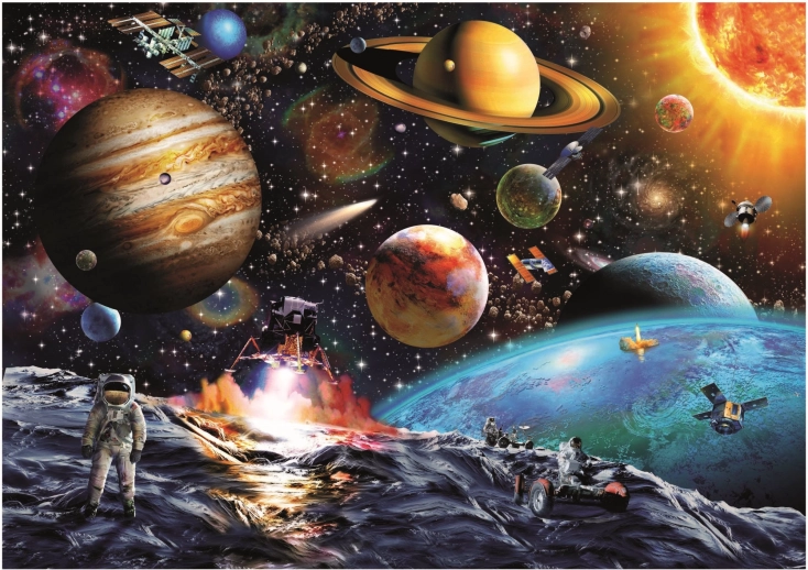 Puslespil EDUCA Mission: Asteroid 1000 brikker