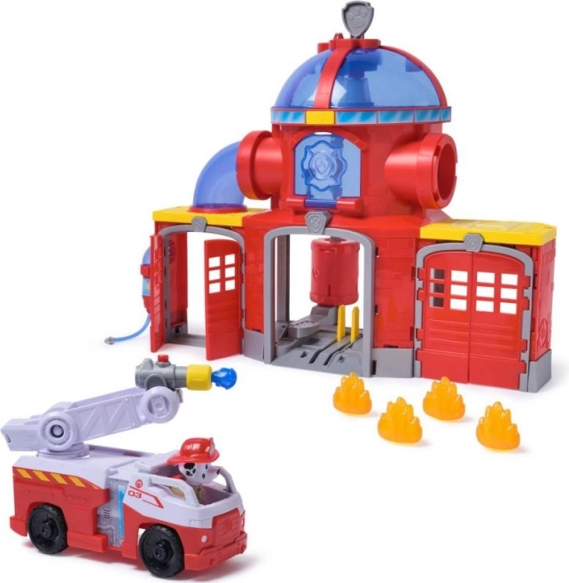 Paw Patrol brandmænd – interaktiv brandstation Fire Rescue