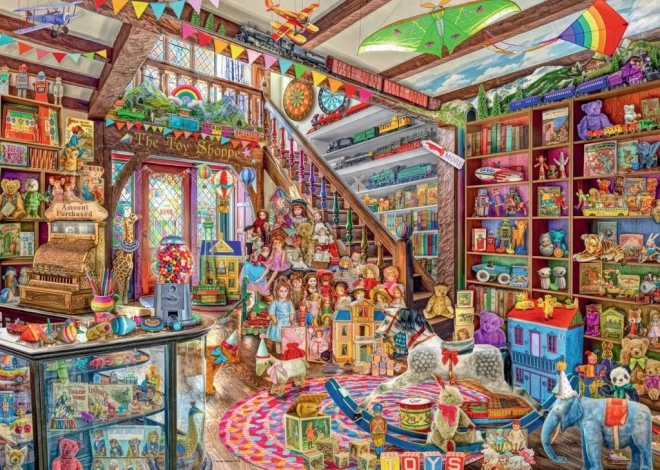 Ravensburger Puzzle Fantastisk Legetøjsbutik 1000 brikker
