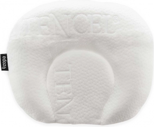 Støttepude til baby af memoryskum med Tencel, hvid
