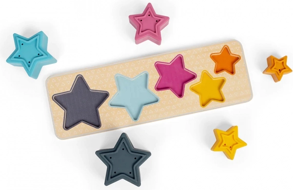 Bigjigs Toys indsætningspuslespil stjerner til vand