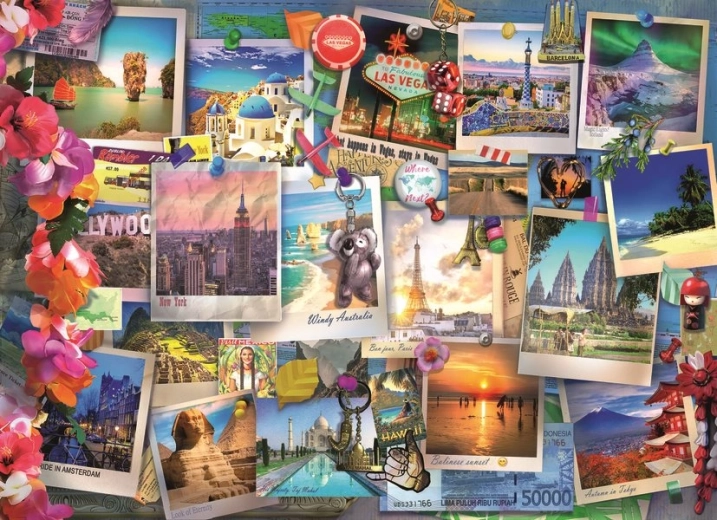 Ravensburger puslespil Rejseskatte 500 brikker