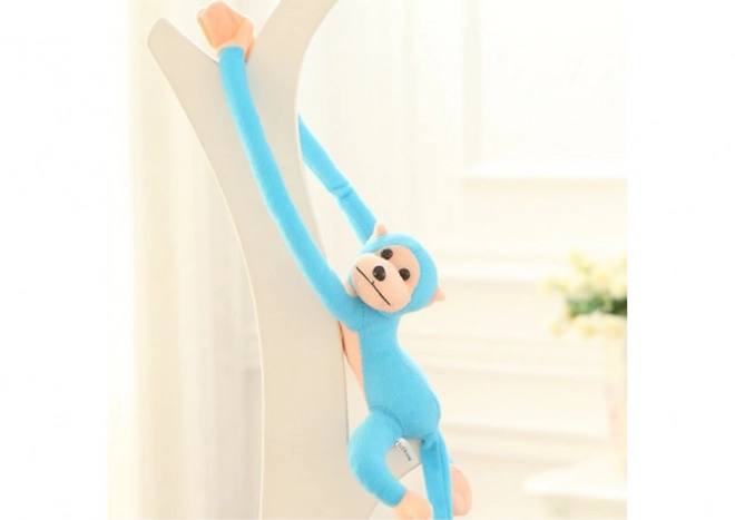 Plys-mascot Abe med lyd Blå 60 cm