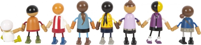 Small Foot Fleksible Dukker Familie med Barn