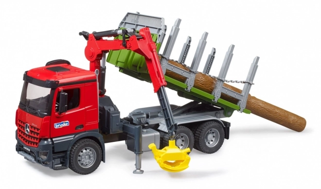 Bruder tømmertransport med hydraulisk kran