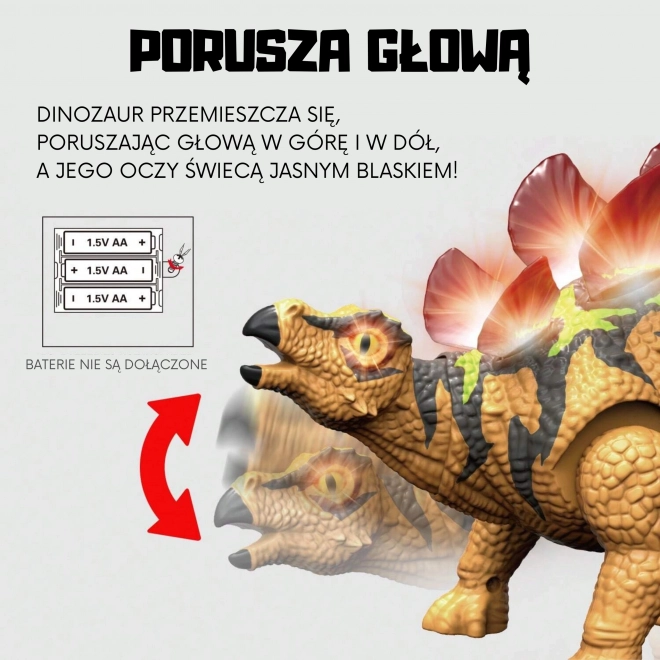 Woopie Dinosaur fjernstyret RC Robot Stegosaurus