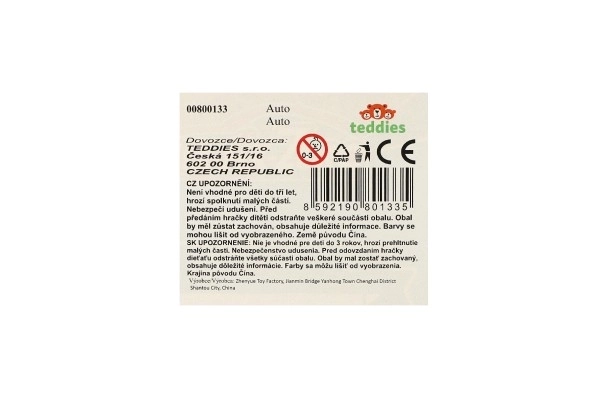 Bil sport 6 stk metal/plast 8cm med fri bevægelse i æske 10,5x27,5x4cm