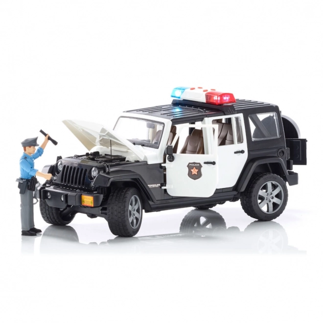 Bruder Jeep Wrangler Rubicon Politi